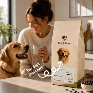 Custom Dog Photo Coffee